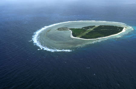 LADY HELIOT ISLAND IN AUSTRALIAの写真素材
