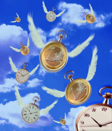 Time is Money, Symbolic Imageの写真素材