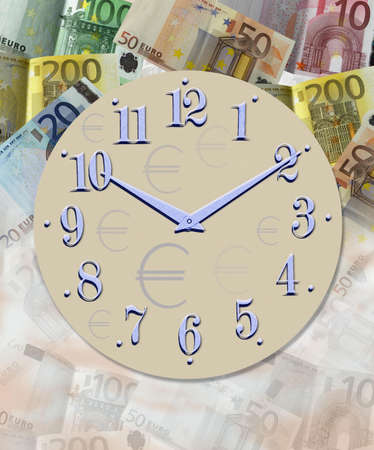 Time is Money, Symbolic Imageの写真素材