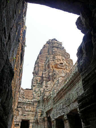 BayonTemple, Siem Reap Province, Angkor's Temple Complex Site listed as World Heritage by Unesco in 1192, built by King Jayavarman VII between XIIth and XIIIth Century, Cambodiaのeditorial素材
