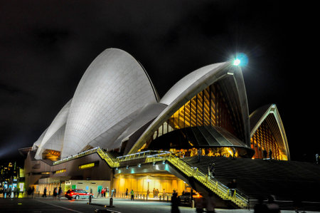 Sydney Opera House, NSW, Australia : Night Scenceのeditorial素材