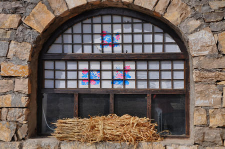 Building in Shanxi laoniuwanのeditorial素材