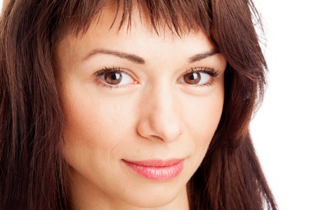 Close up portrait of pretty woman の写真素材