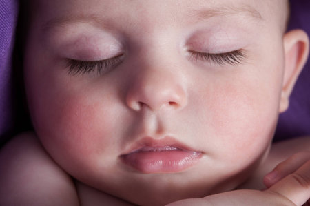 Sleeping baby quiet and calm 
