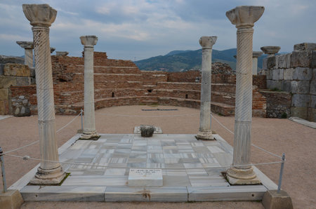 The grave of St  John のeditorial素材