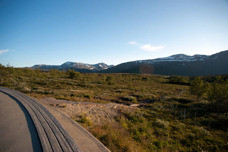 Mountain plateau Valdresflye, Jotunheimen, Norway