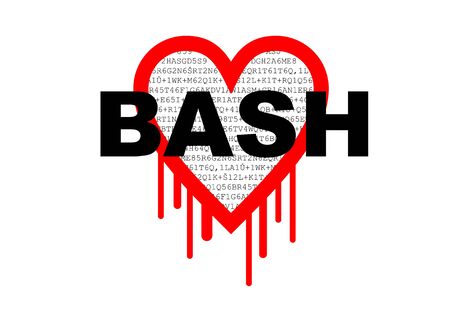 Bash Bourne-again shell security hacking problemのイラスト素材
