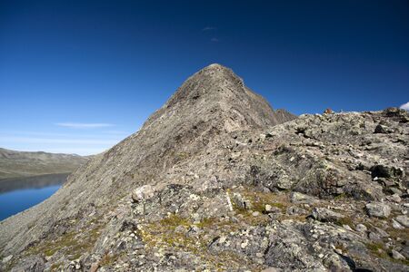 Besseggen Ridge in Jotunheimen National Park, Norwayの写真素材
