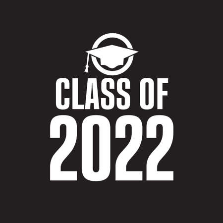 Senior Class Of 2022 Vector, T shirt Design Vectorのイラスト素材