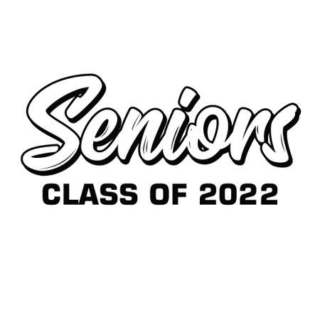 Senior Class Of 2022 Vector, T shirt Design Vectorのイラスト素材