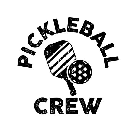 pickleball crew tshirt designs vectorのイラスト素材