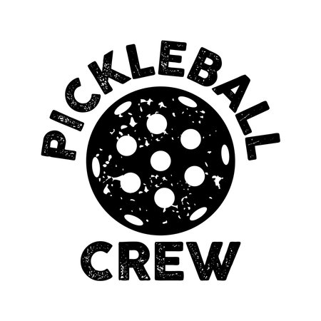 pickleball crew tshirt designs vectorのイラスト素材