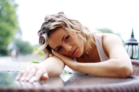 The beautiful russian angel (blond)の写真素材