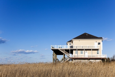 Modern house located at the famous Hamptons area  Long Island , New Yorkの写真素材