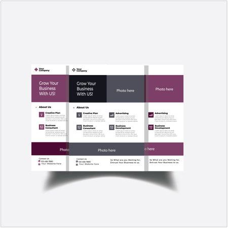 Professional agency business flyer || Business flyer design || print ready flyer designのイラスト素材