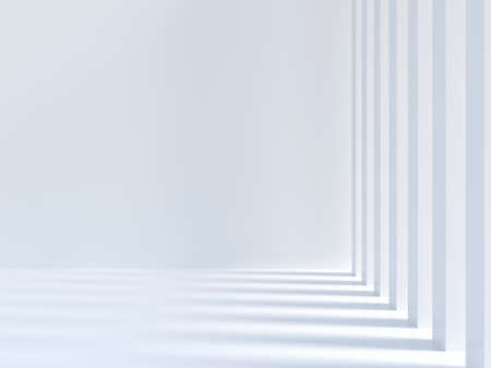 Abstract Modern Architecture Background. 3d Render Illustrationの写真素材