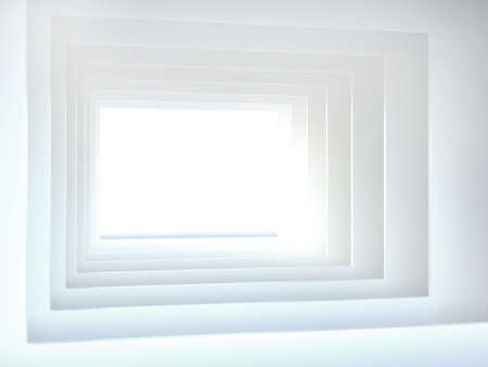 Abstract Modern Architecture Background. 3d Render Illustrationの写真素材