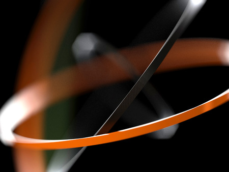 3d abstract futuristic blurred motion backgroundの写真素材