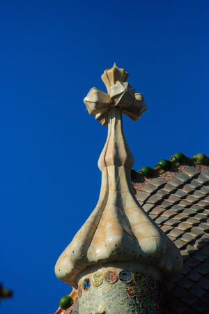 gaudi crossの写真素材