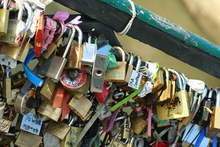 love padlocks paris 2のeditorial素材