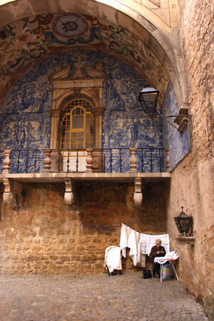 portugal old ladyのeditorial素材