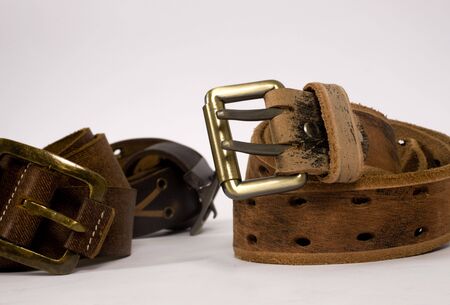 rolled belts on abstract background
の写真素材