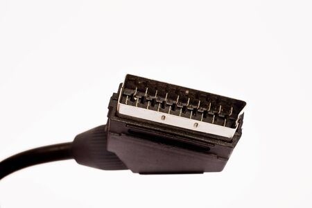 usb with wire on isolated background\r\nの写真素材