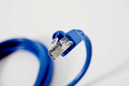 internet connector on abstract background
