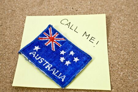 message chit with flag
の写真素材