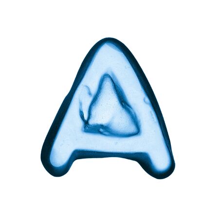 letter of ice alphabetの写真素材