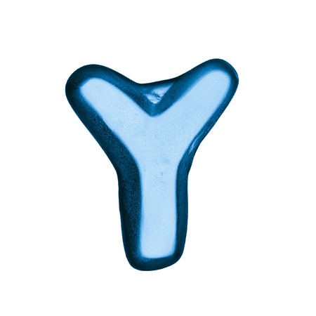 letter of ice alphabetの写真素材