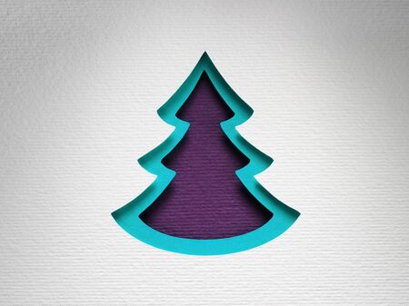 Christmas paper background texture papercraft theme.の写真素材