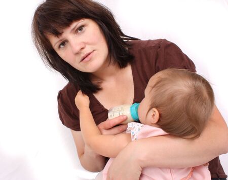 mom and childの写真素材