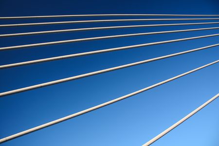 Modern Bridge Construction on Moraca river in Podgoricaの写真素材