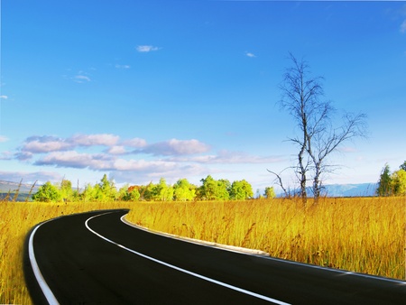 Road viewの写真素材