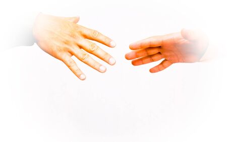 Shaking hands