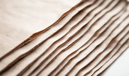 Paper bags background - closeup shotの写真素材