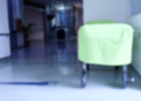Abstract blur hospital for background