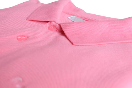 Polo shirt for men on white backgroundの写真素材