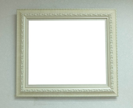 Picture frame isolate on white backgroundの写真素材