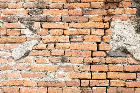Old bricks wall for backgroundの写真素材