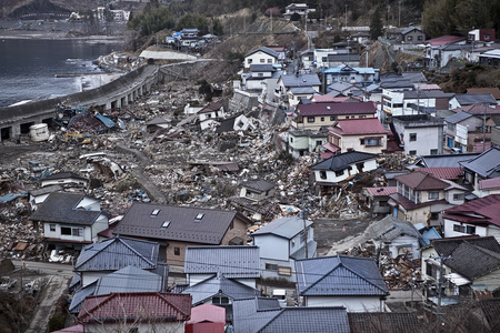 Tsunami: 04/30/2011 Fukushima japanのeditorial素材