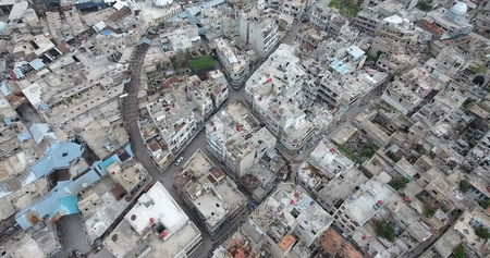 the city of Homs in Syriaのeditorial素材