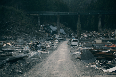 Tsunami: 04/30/2011 Fukushima japanのeditorial素材
