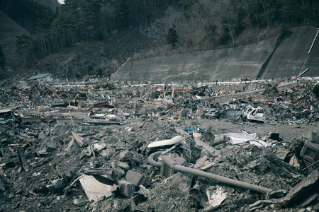 Tsunami: 04/30/2011 Fukushima japanのeditorial素材