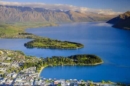 lake wakatipu ,Queenstownの写真素材