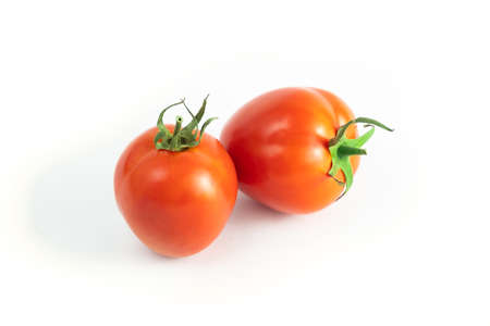 tomato isolated on white backgroundの写真素材