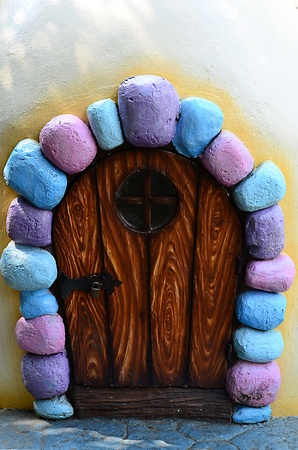 Cartoon Doorの写真素材