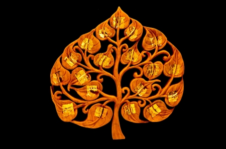  Teak wood engraving with a vague outline,Thailand traditional style  の写真素材