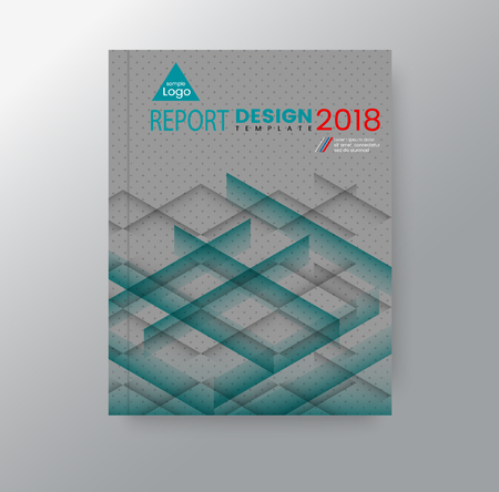 Abstract triangle stripe shape shadow background for business annual report book cover brochure posterのイラスト素材